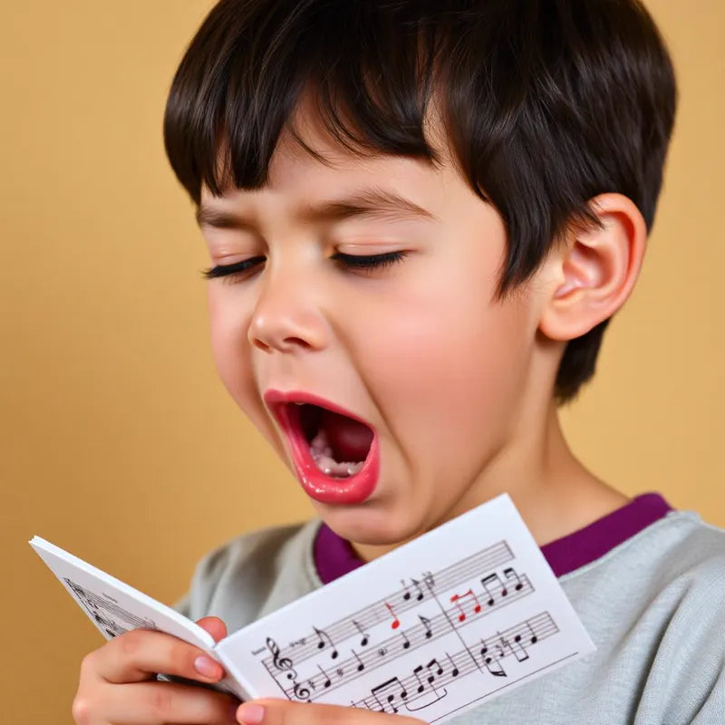 Niño cantando